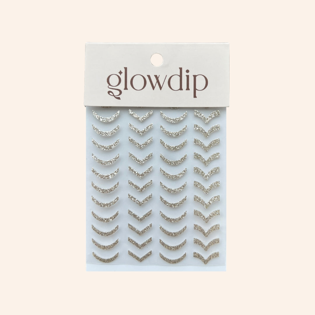 French Sticker - Goud Glitter