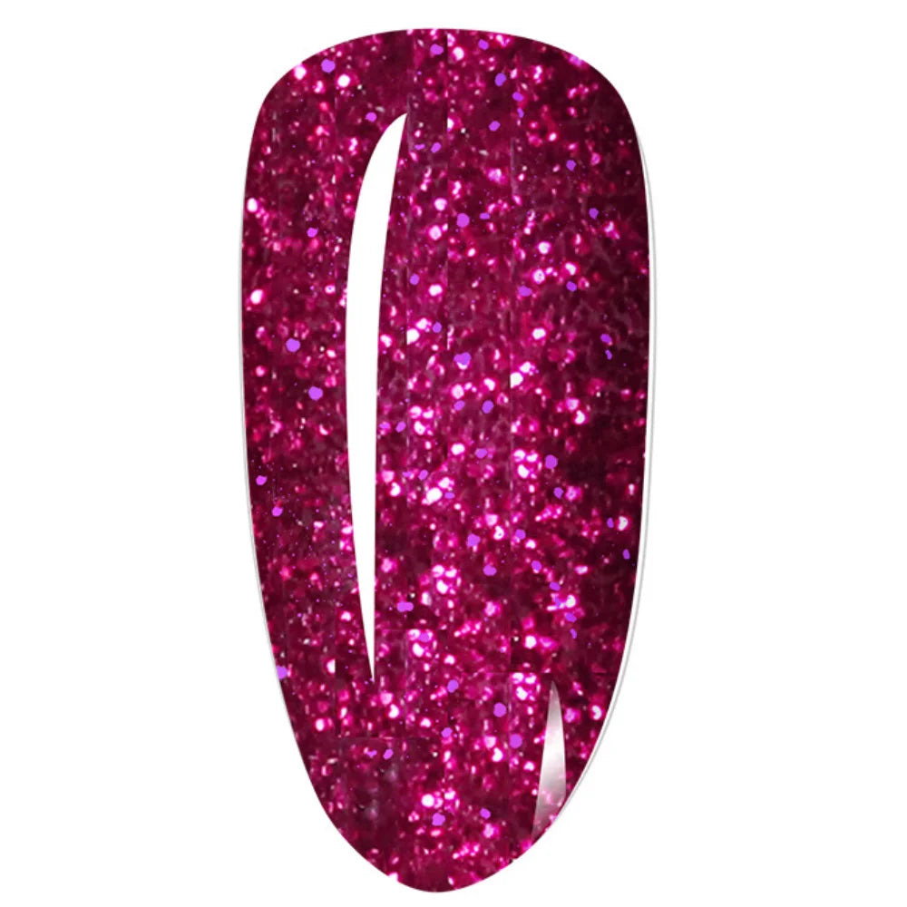 Candy Pink Glitter Dipping Powder - Powder