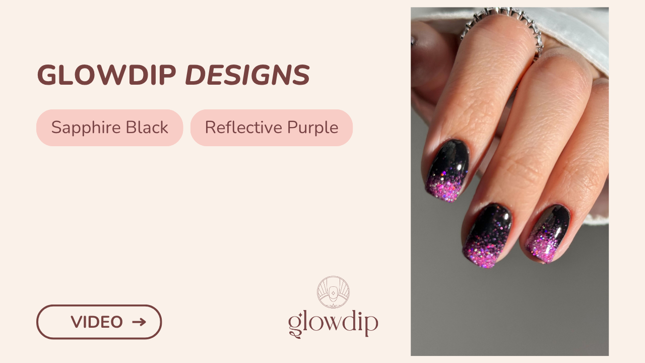 Sapphire Black + Reflective Purple