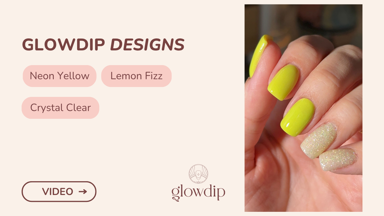 Neon Yellow + Lemon Fizz + Crystal Clear