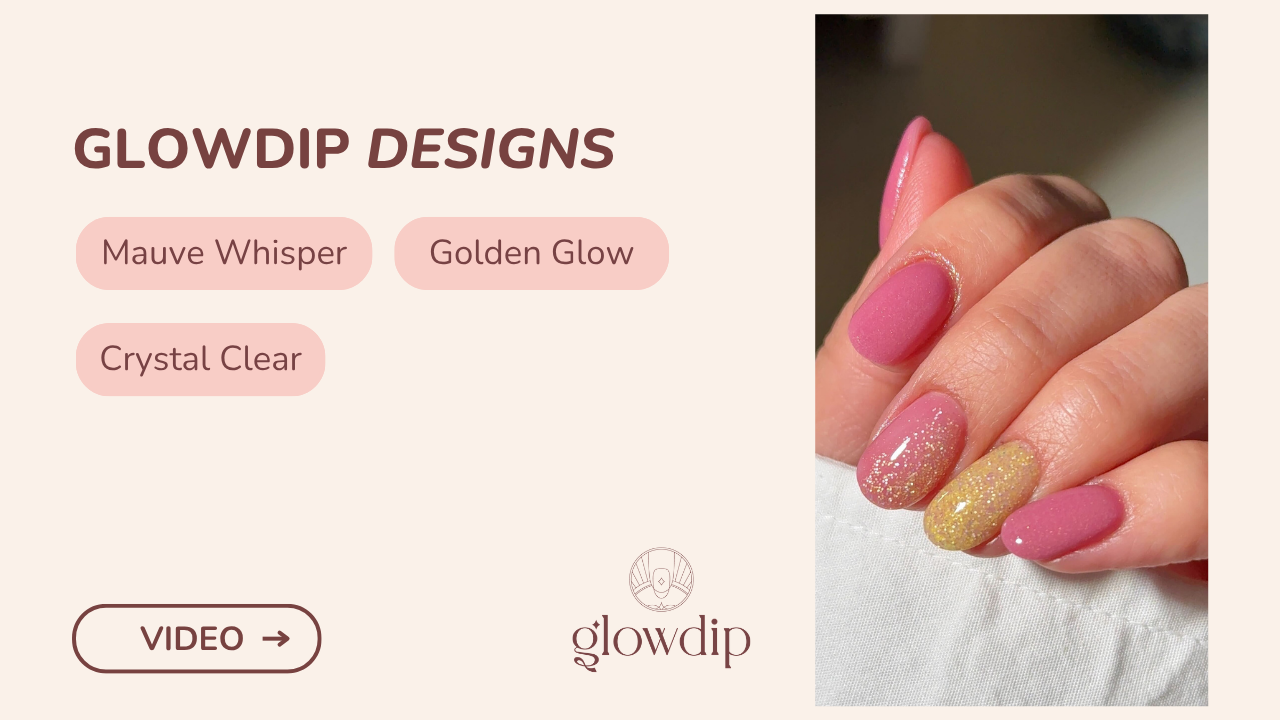 Mauve Whisper + Golden Glow + Crystal Clear
