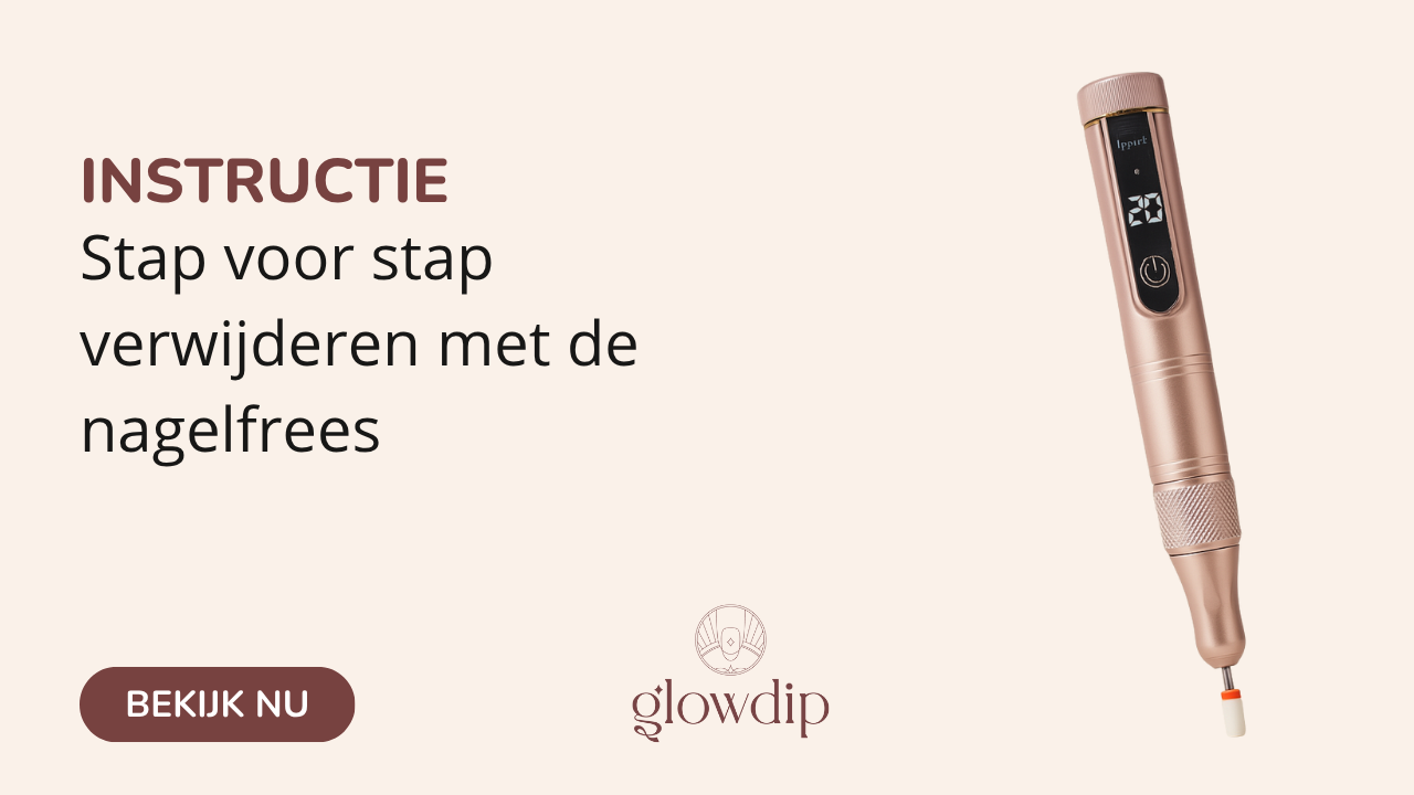 Verwijderen met de nagelfrees