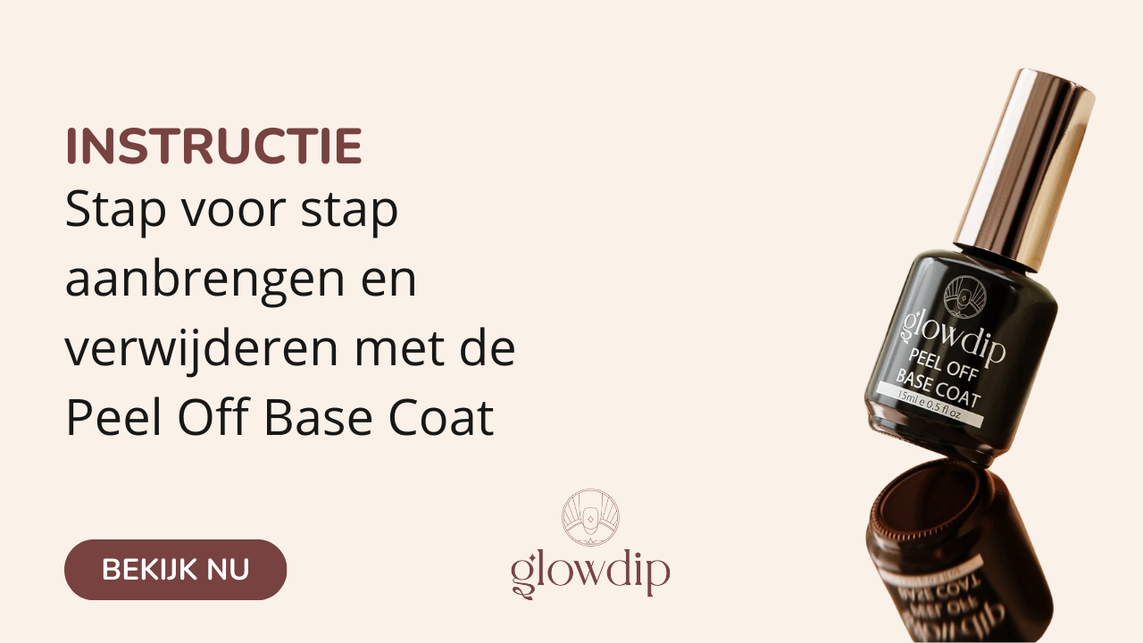 Aanbrengen en verwijderen met de Peel Off Base Coat