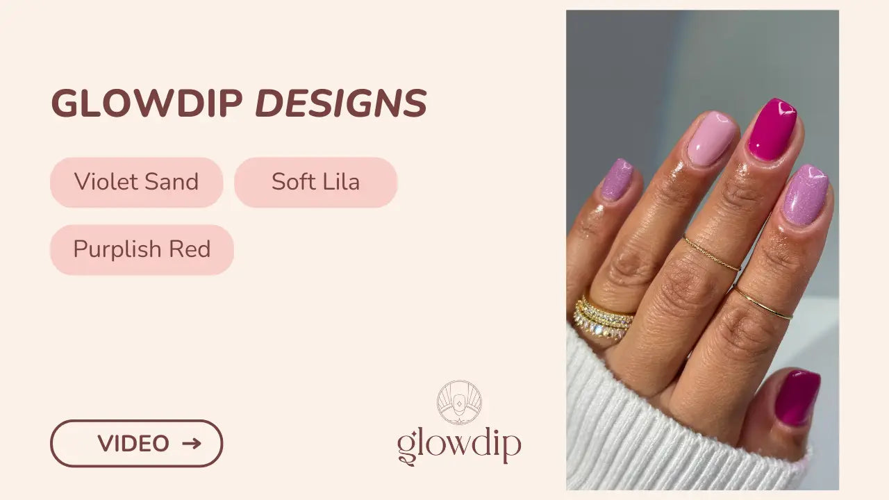 Violet Sand + Soft Lila + Purplish Red - Donkere bloemblaadjes